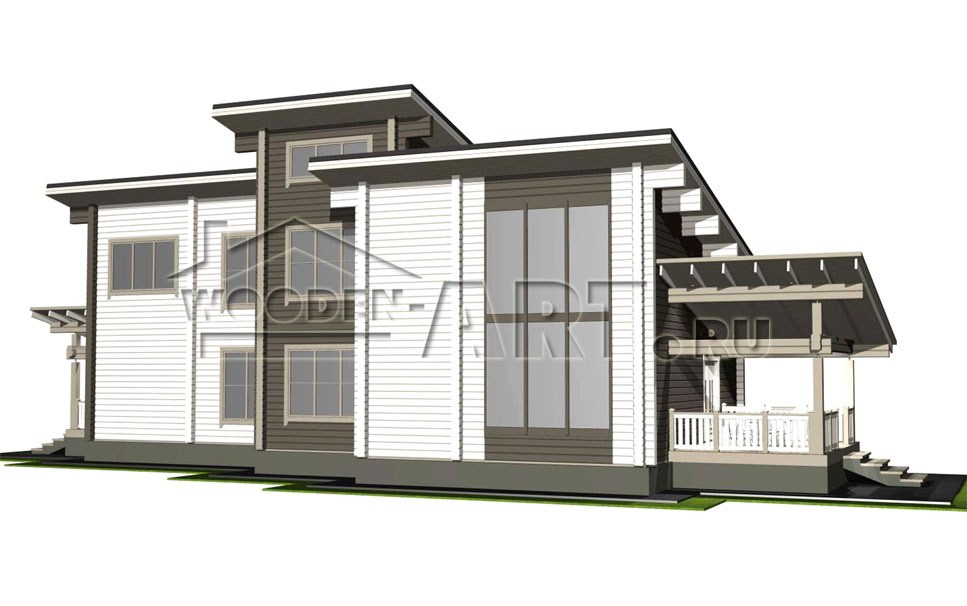 «Знаменское» 365 кв. м. Проекты деревянных домов