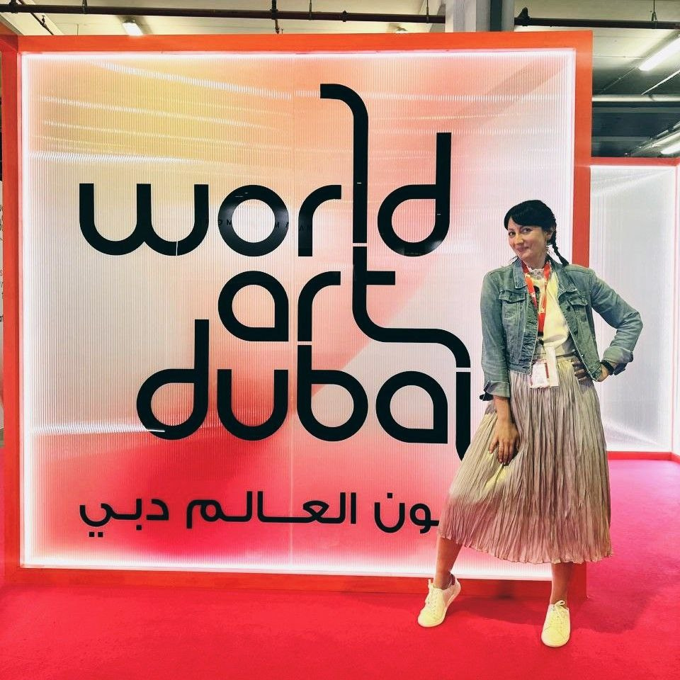 WORLD ART DUBAI 2025. Художник Анастасия Кисткина, Петербург