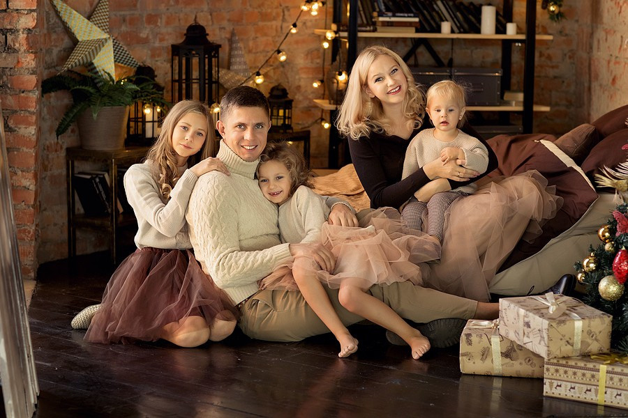 Новогодняя семейная идиллия. Tatyana Nadezhdina Family photographer