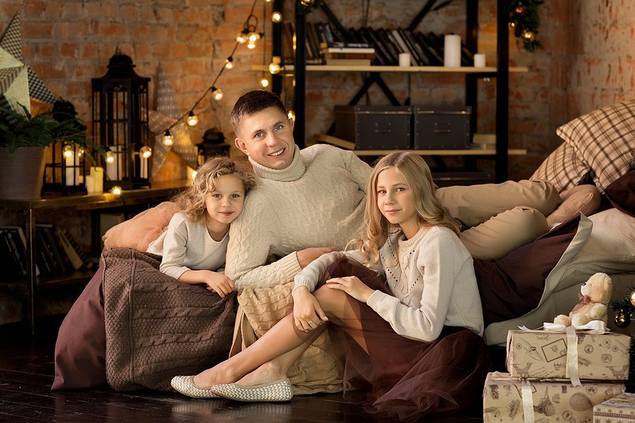 Новогодняя семейная идиллия. Tatyana Nadezhdina Family photographer