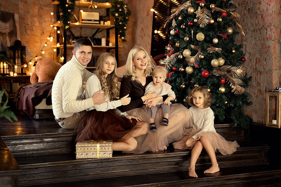 Новогодняя семейная идиллия. Tatyana Nadezhdina Family photographer