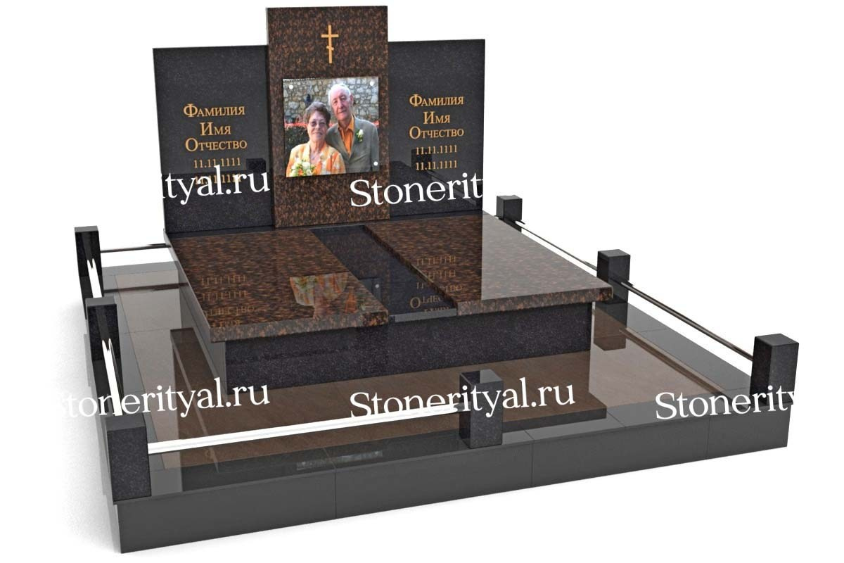 Семейные памятники. Изготовление и установка памятников в Москве и МО