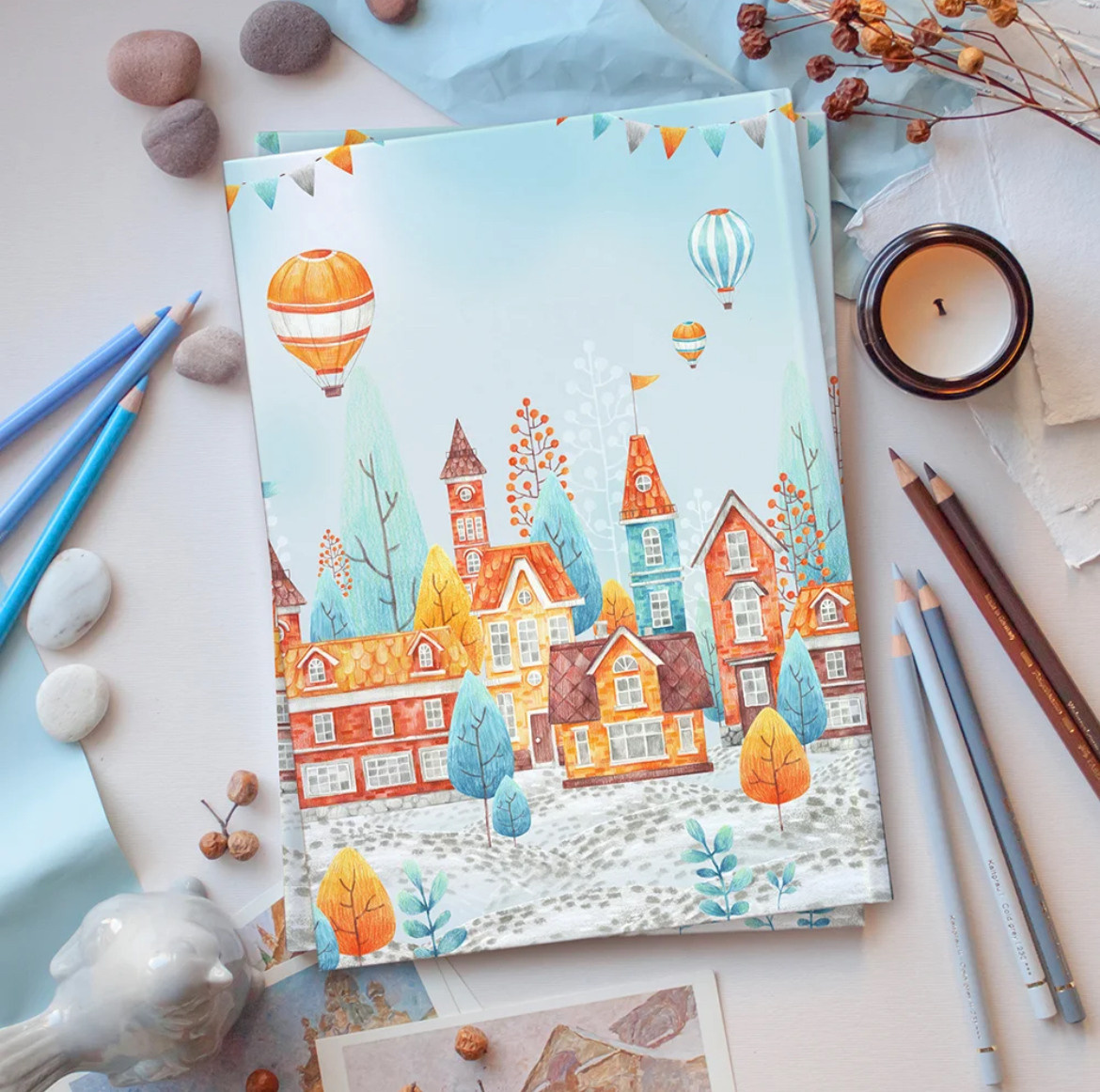 Альбом «Домики». Выпускные альбомы для детского сада и школы