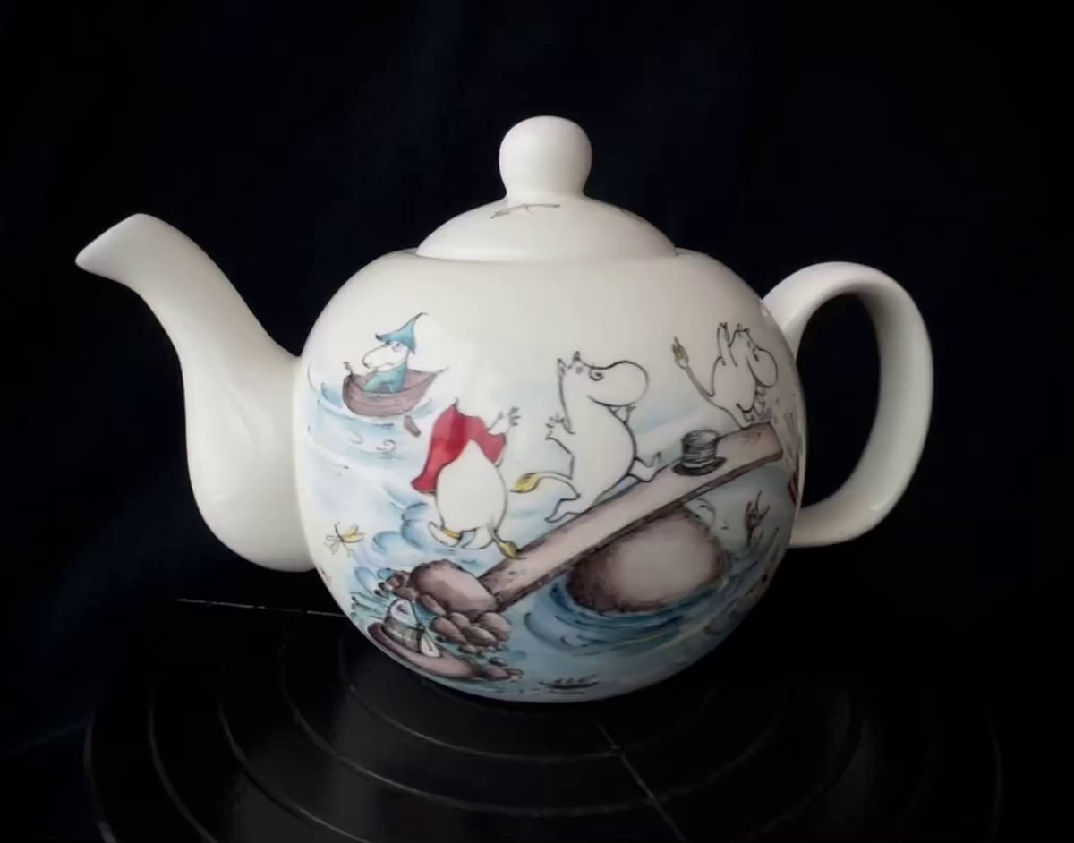 Чайники заварочные Муми-Тролли. Живописец по фарфору в Санкт-Петербурге Писаревская Екатерина