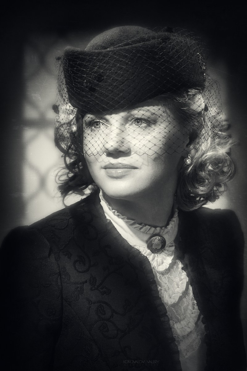 Постановочные съёмки женского и мужского портрета