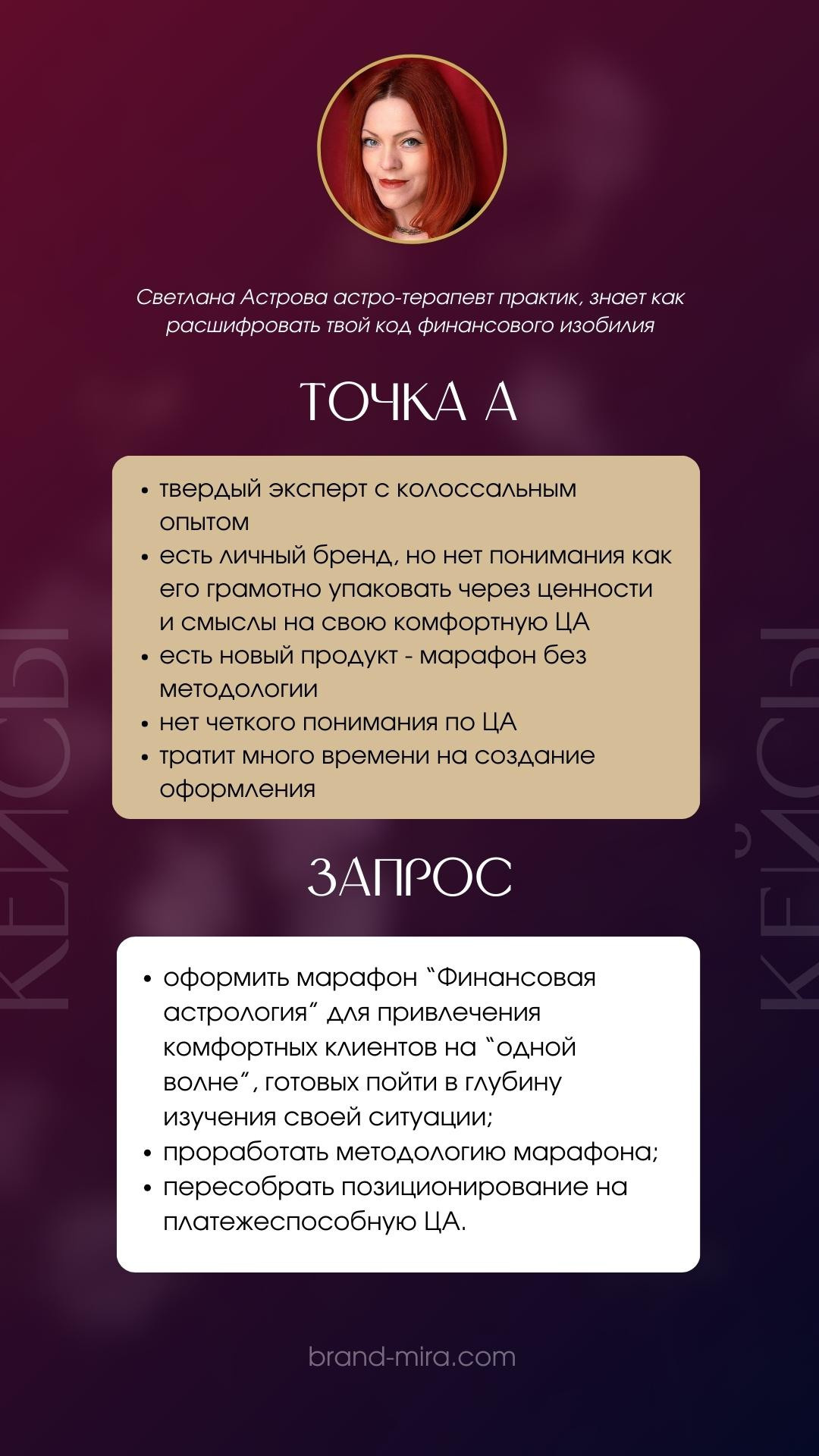 Консультация по личному бренду. Светлана Мира | БРЕНД | АРХЕТИПЫ