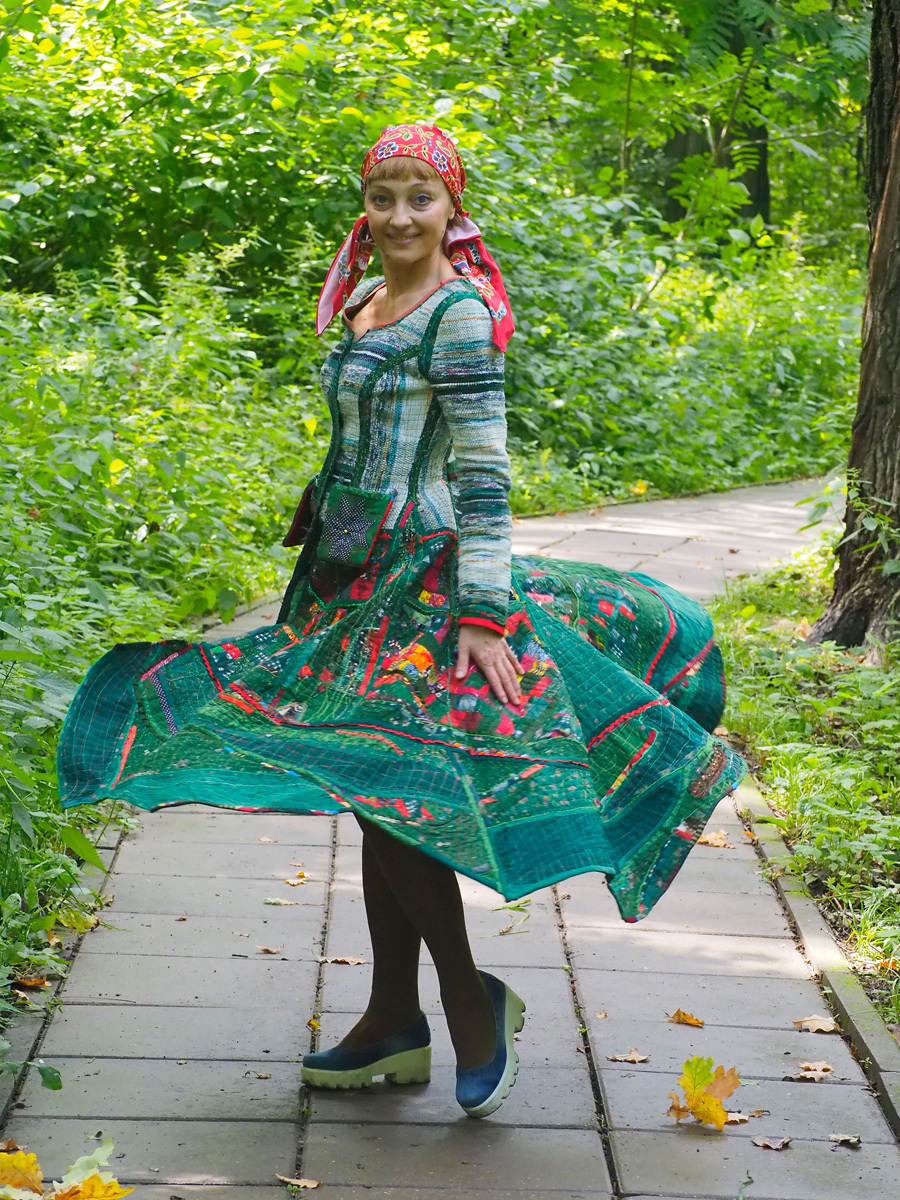 Фотосъёмка авторской одежды художницы Тытьяны Лазаревой. Модель Татьяна Лазарев…. Московский фотограф Дмитрий Потапов