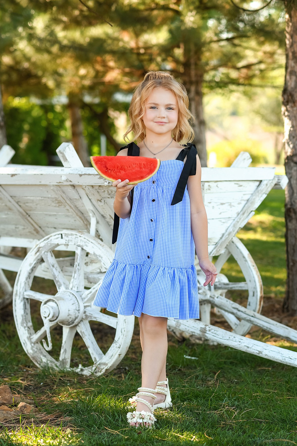 Детская съёмка с арбузами. Детский фотограф в Донецке Марина Пилипенко