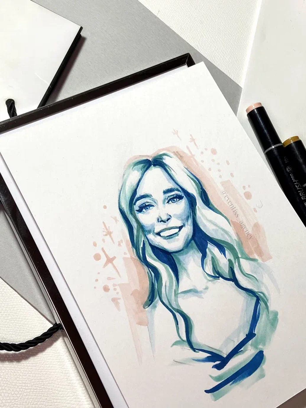 Рисунки и быстрые портретные скетчи за 15 мин вас ваших гостей. Eventiss art agency| Художники и арт-услуги на мероприятие Москва и МО