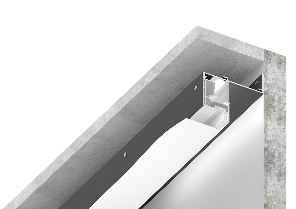 Теневой потолок Натяжной потолок KRAAB SYSTEMS. Студия интерьерных решений SUNHOUSE. Натяжные потолки, шторы, текстиль