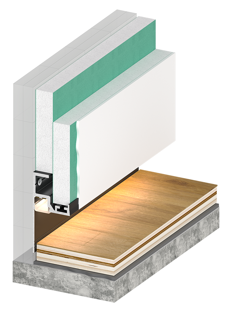 Теневой профиль для гипсокартона Теневой профиль для натяжных потолков. Студия интерьерных решений SUNHOUSE. Натяжные потолки, шторы, текстиль