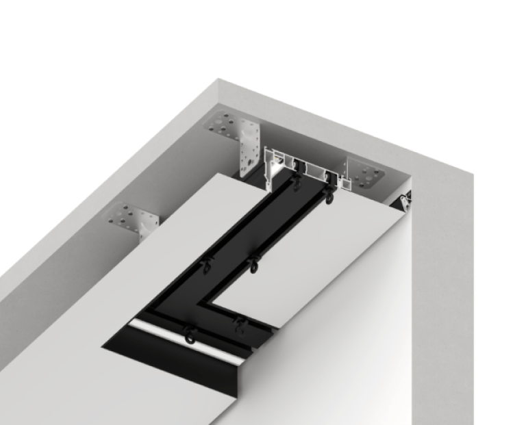Теневой потолок Натяжной потолок KRAAB SYSTEMS. Студия интерьерных решений SUNHOUSE. Натяжные потолки, шторы, текстиль