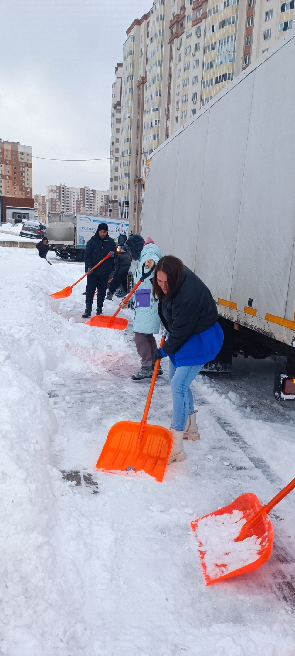 Субботник «Снеговик». Женсовет микрорайона Южный Домодедово