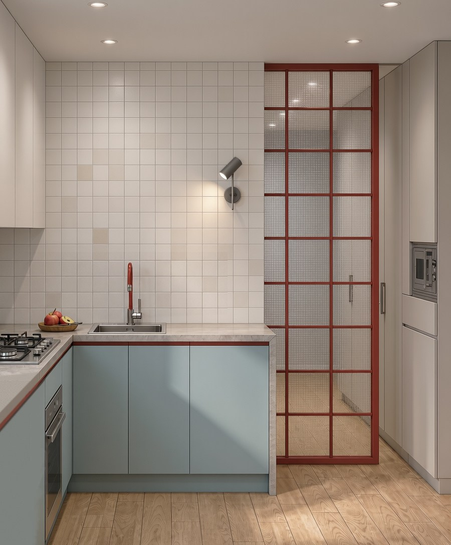 Блик. Квартира 51 м². Мастерская интерьеров Светланы Куксовой. Дизайн и реализация