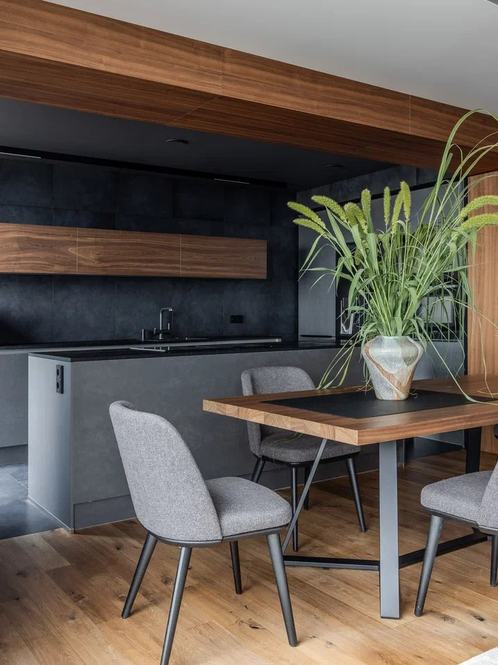 Квартира для молодого IT-специалиста площадью 250 м² на 21 этаже. Студия дизайна интерьера «Строчка» | Москва, Санкт-Петербург, Самара, Казань, Тольятти, Ульяновск и другие города России