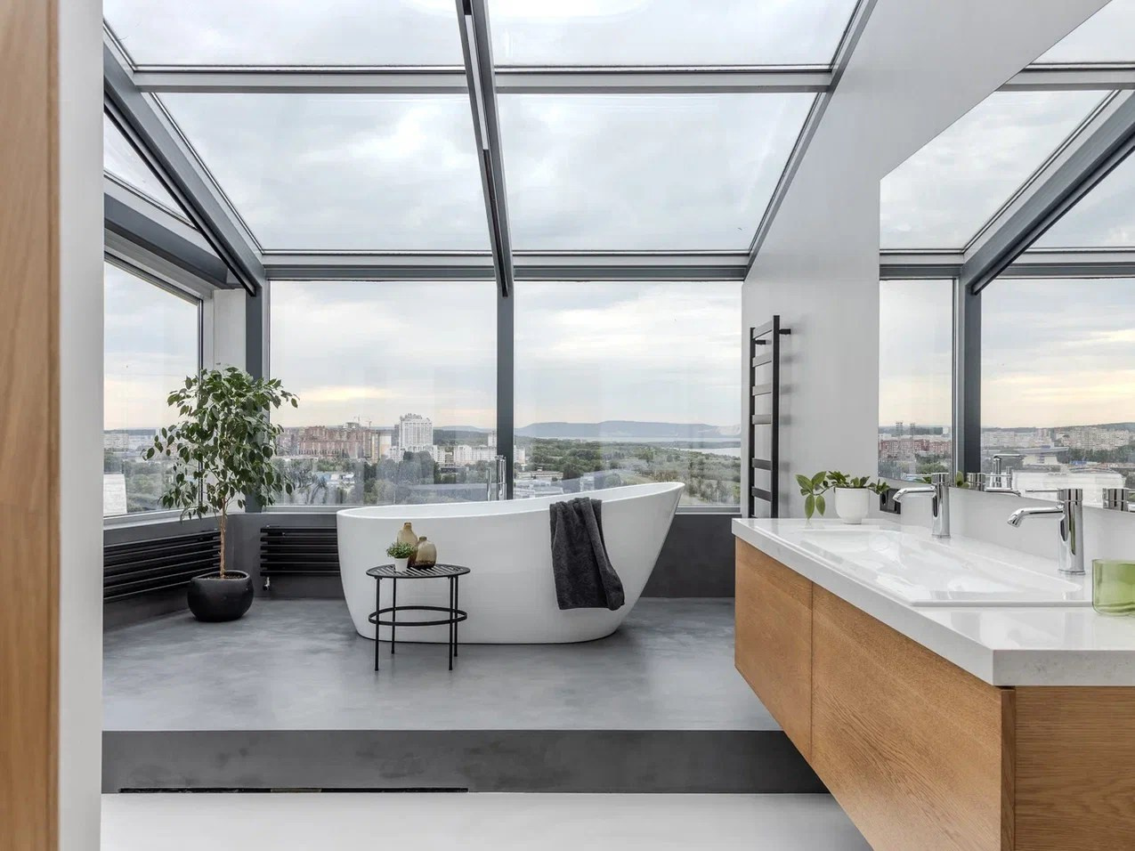 Квартира для молодого IT-специалиста площадью 250 м² на 21 этаже. Студия дизайна интерьера «Строчка» | Москва, Санкт-Петербург, Самара, Казань, Тольятти, Ульяновск и другие города России