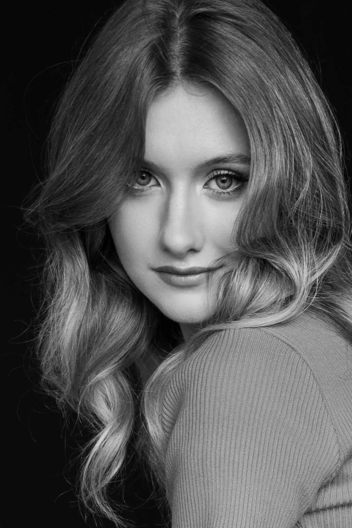 женский портрет в студии