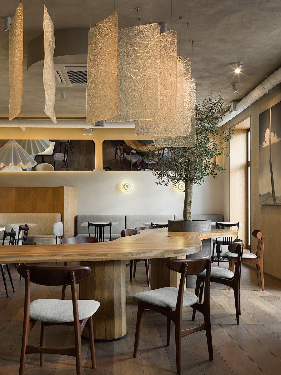 EMBER Cafe in Saratov Russia designed by QUADRUM STUDIO