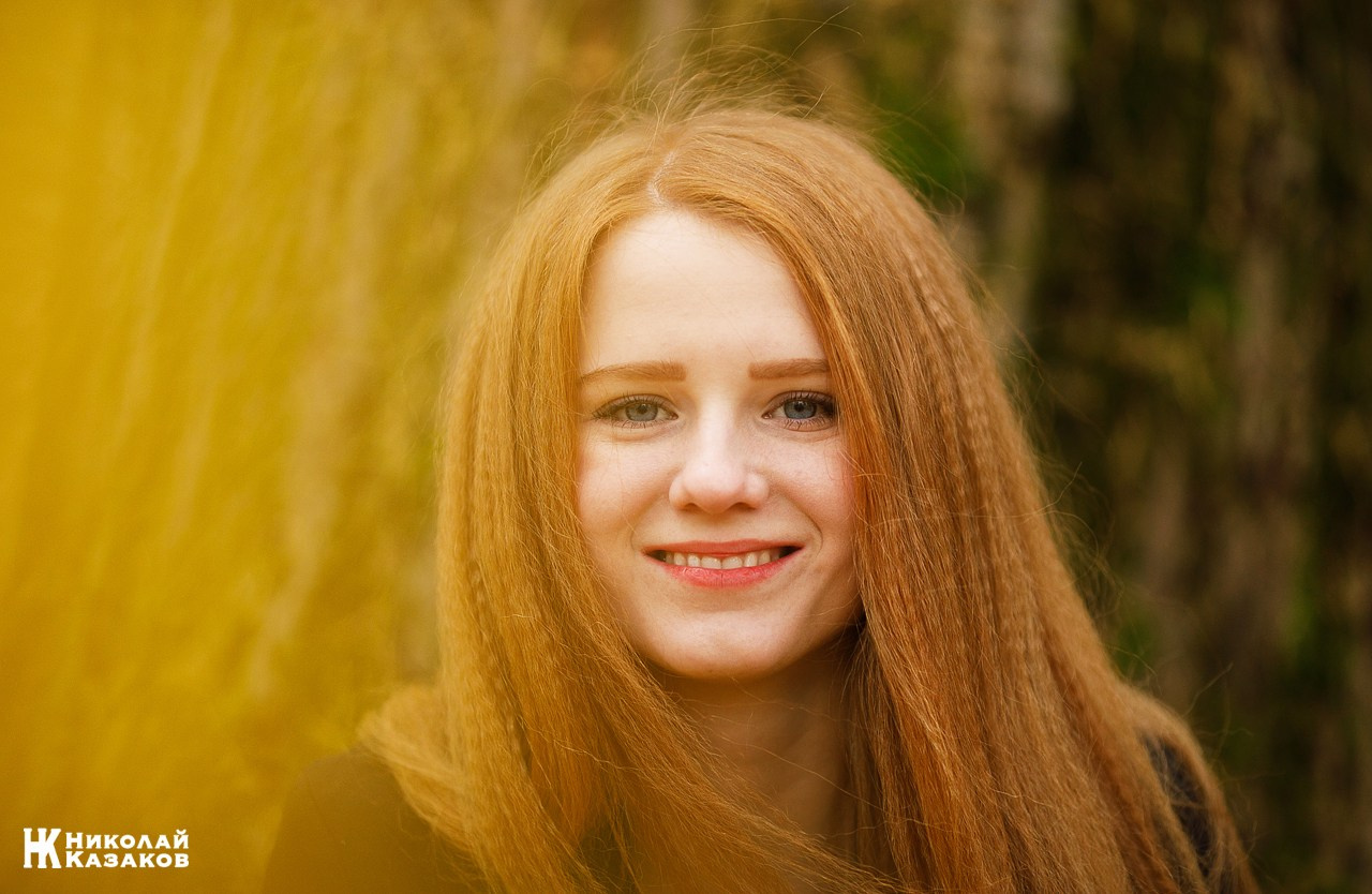 Осенняя фотосессия Виолетты в парке. Николай Казаков. Профессиональный фотограф. Преподаватель фотографии