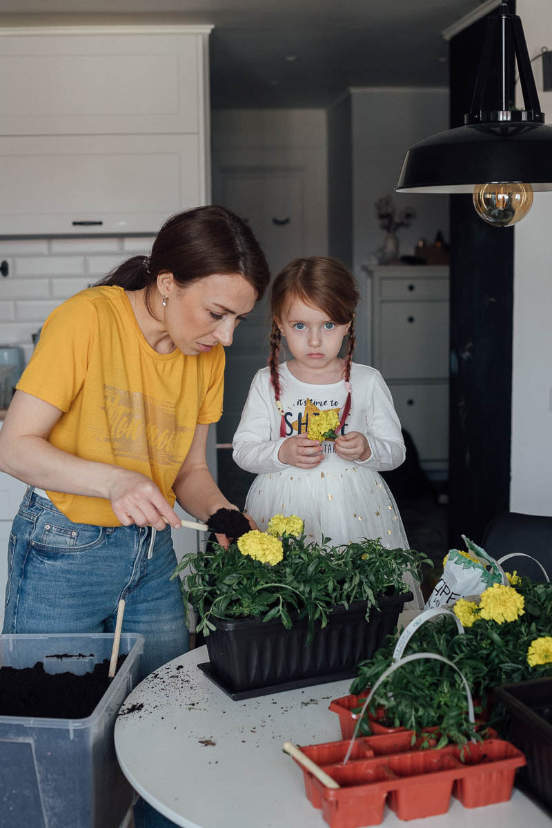 Цветы на подоконнике. Семейный и свадебный фотограф в Москве Жнякина Юлия