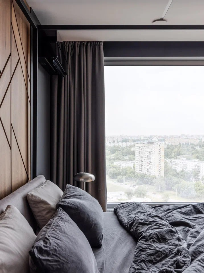 Квартира для молодого IT-специалиста площадью 250 м² на 21 этаже. Студия дизайна интерьера «Строчка» | Москва, Санкт-Петербург, Самара, Казань, Тольятти, Ульяновск и другие города России