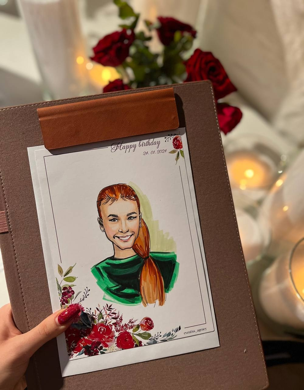 Портретные иллюстрации на мероприятие