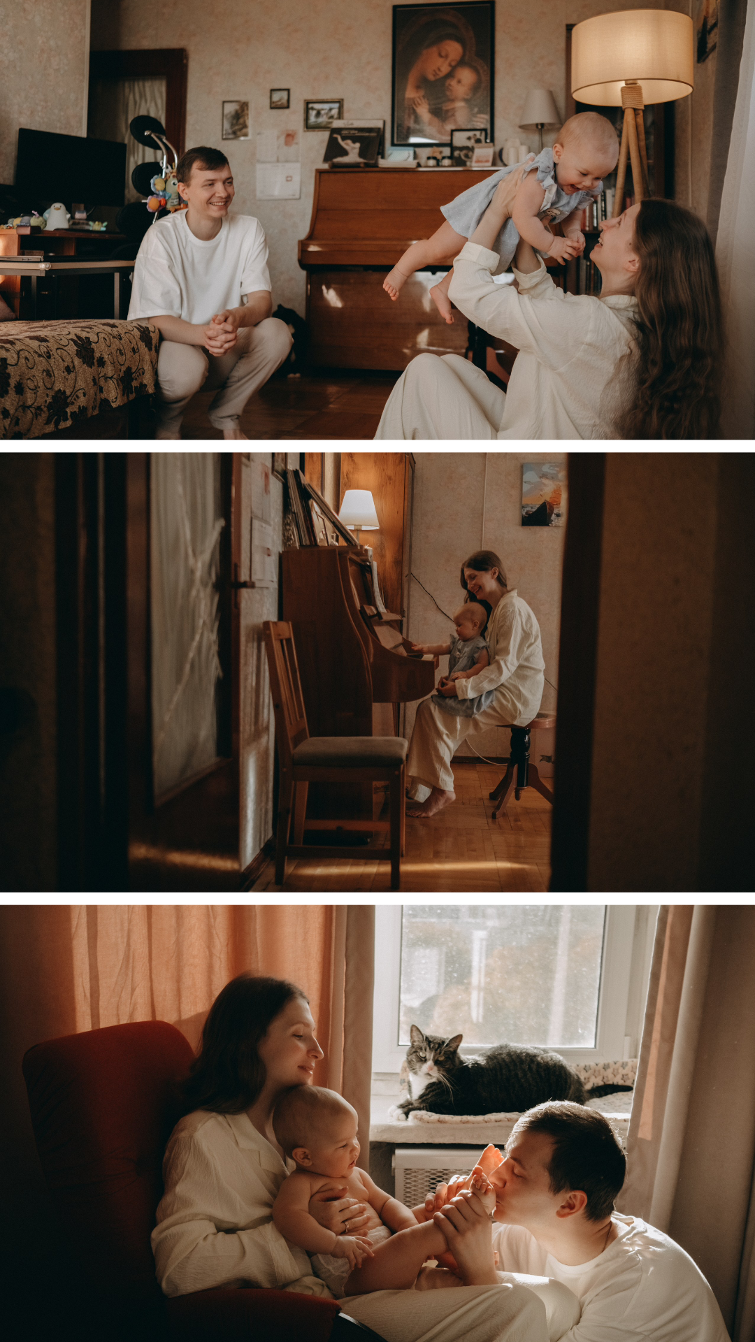 Теплая домашняя. Семейный фотограф в Санкт-Петербурге Дарья Косянчук