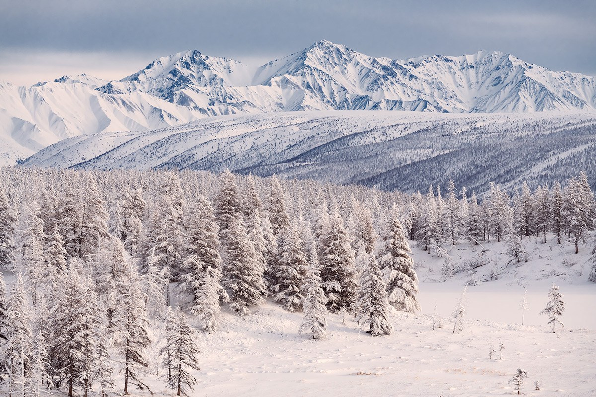 Горы Черского и Момский хребет. Якутия. Зимник Арктика. (1). PhotoGeographic Фототуры по России