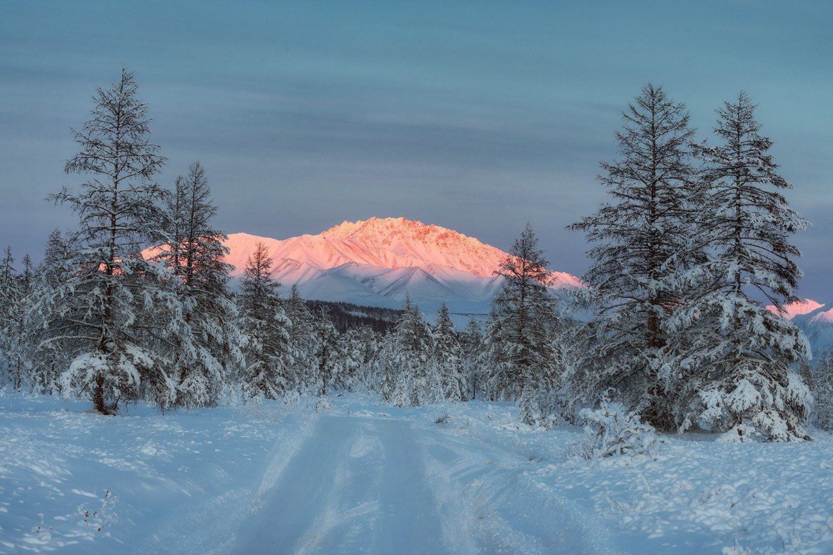 Горы Черского и Момский хребет. Якутия. Зимник Арктика. (1). PhotoGeographic Фототуры по России