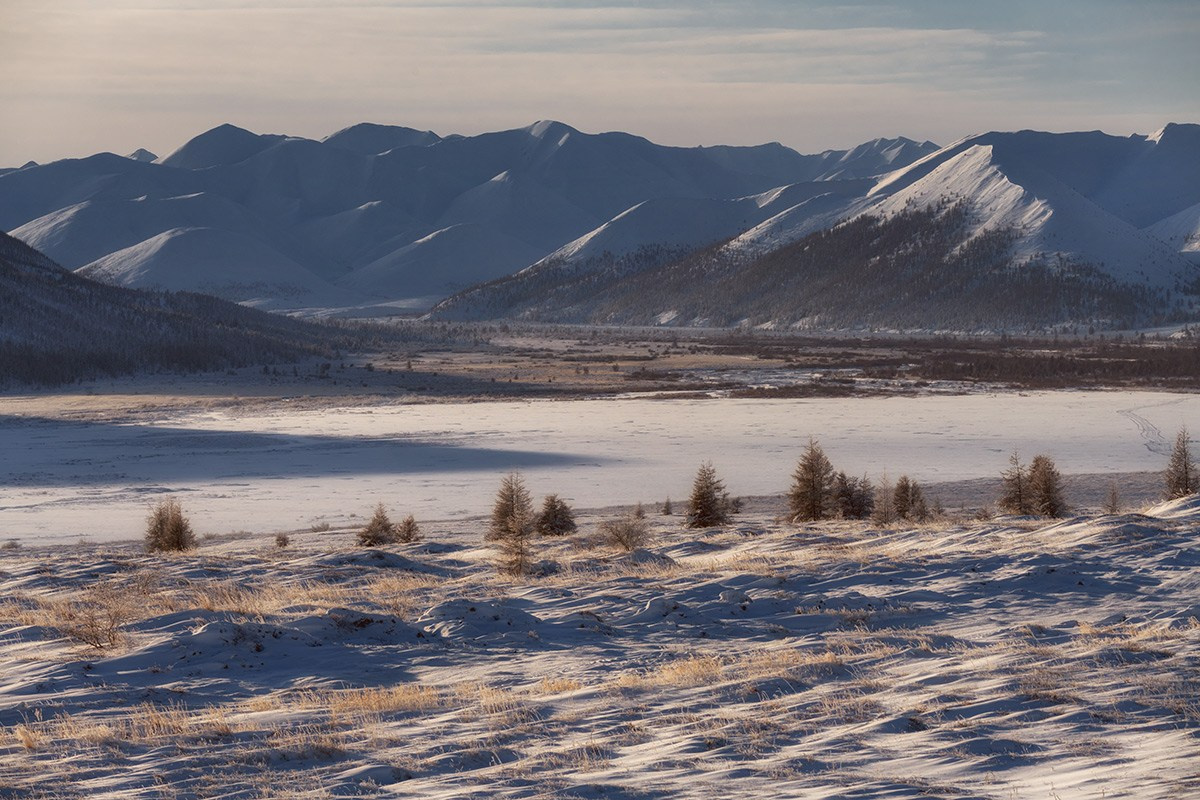 Горы Черского и Момский хребет. Якутия. Зимник Арктика. (1). PhotoGeographic Фототуры по России