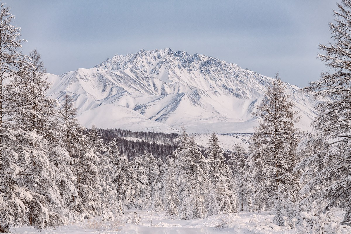 Горы Черского и Момский хребет. Якутия. Зимник Арктика. (1). PhotoGeographic Фототуры по России