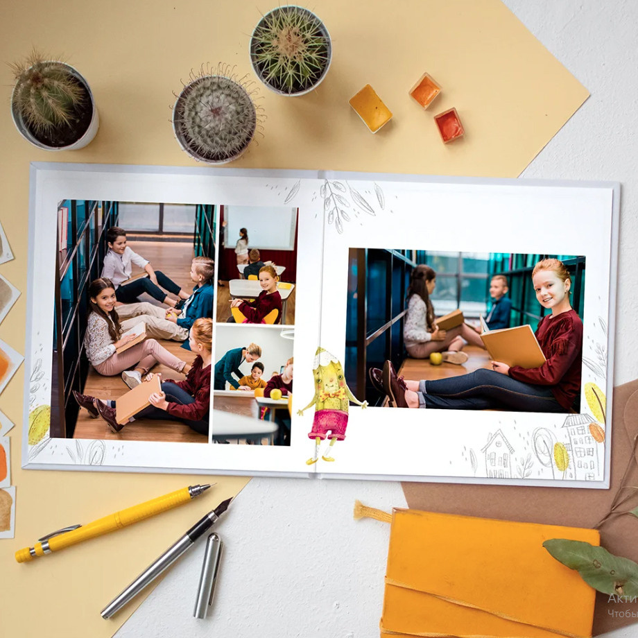 Дизайн «Карандаши». Фабрика выпускных альбомов