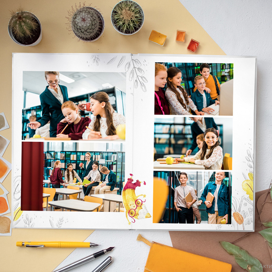 Дизайн «Карандаши». Фабрика выпускных альбомов