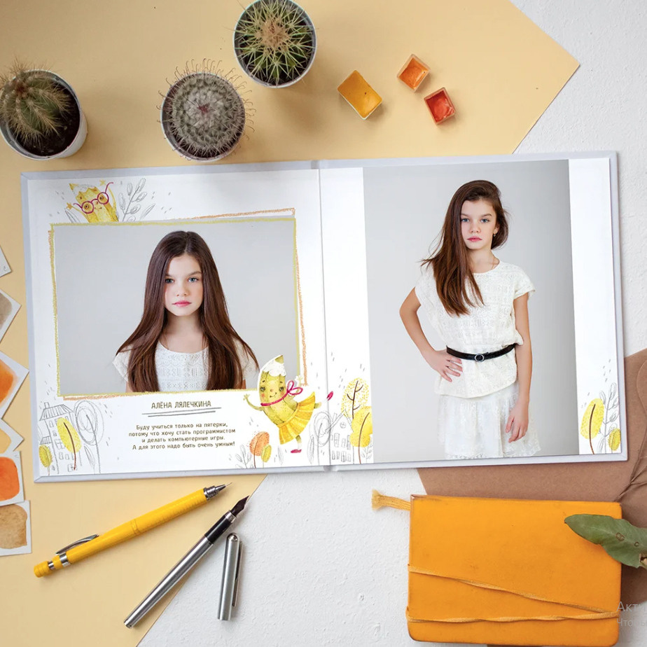 Дизайн «Карандаши». Фабрика выпускных альбомов