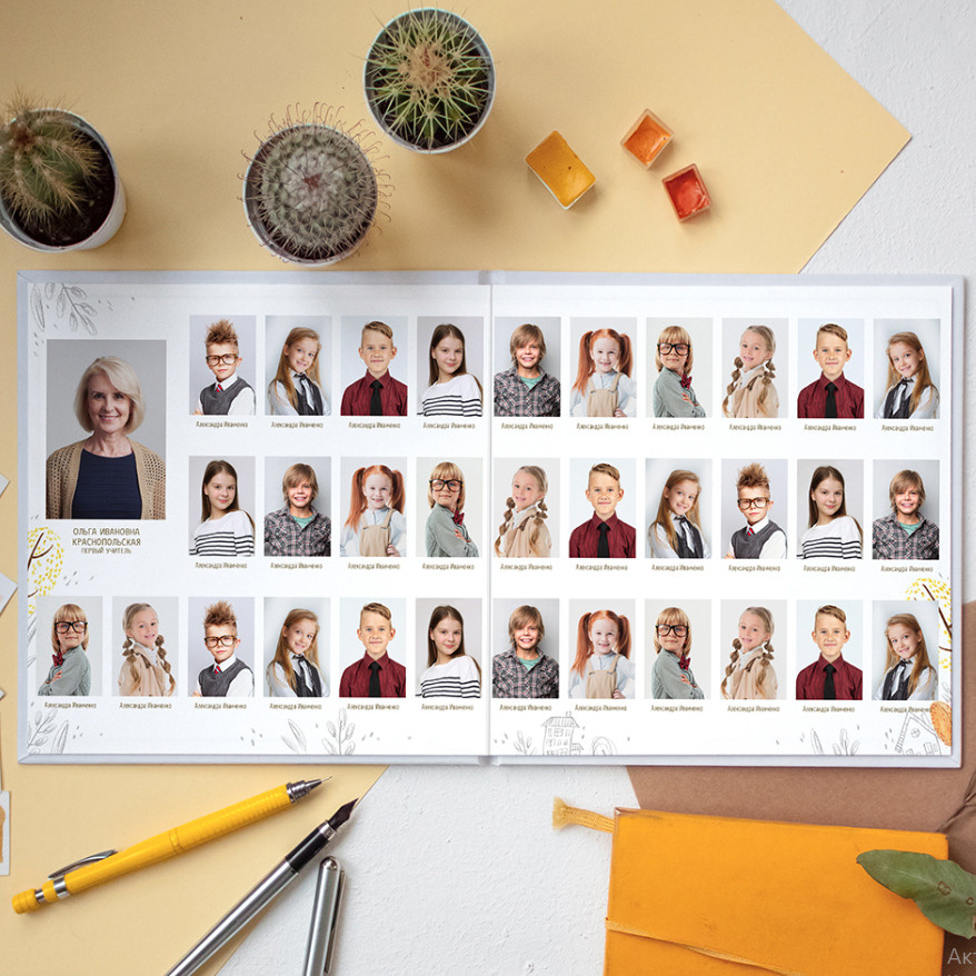 Дизайн «Карандаши». Фабрика выпускных альбомов