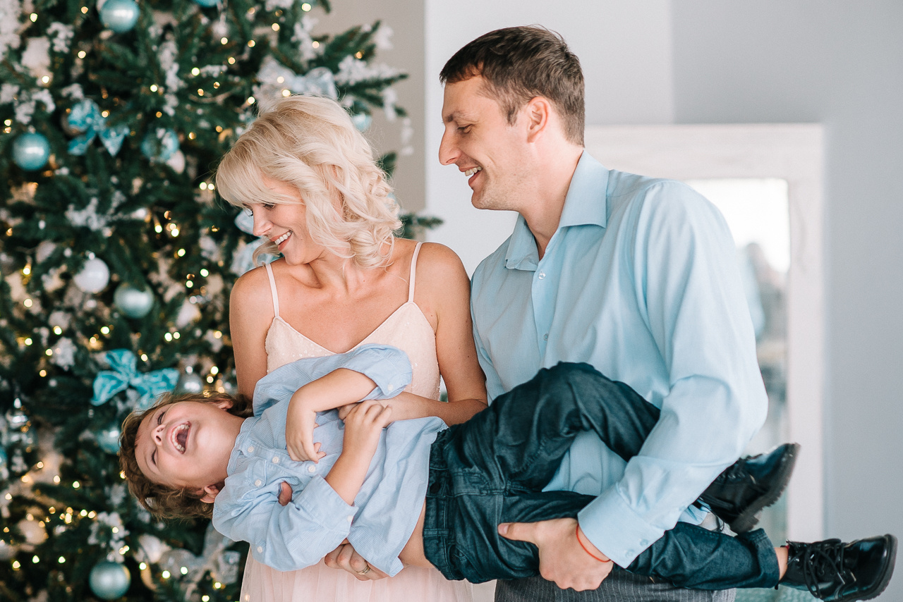 Семейная новогодняя фотосессия. Фотограф Валерия Голубева (Миронова)