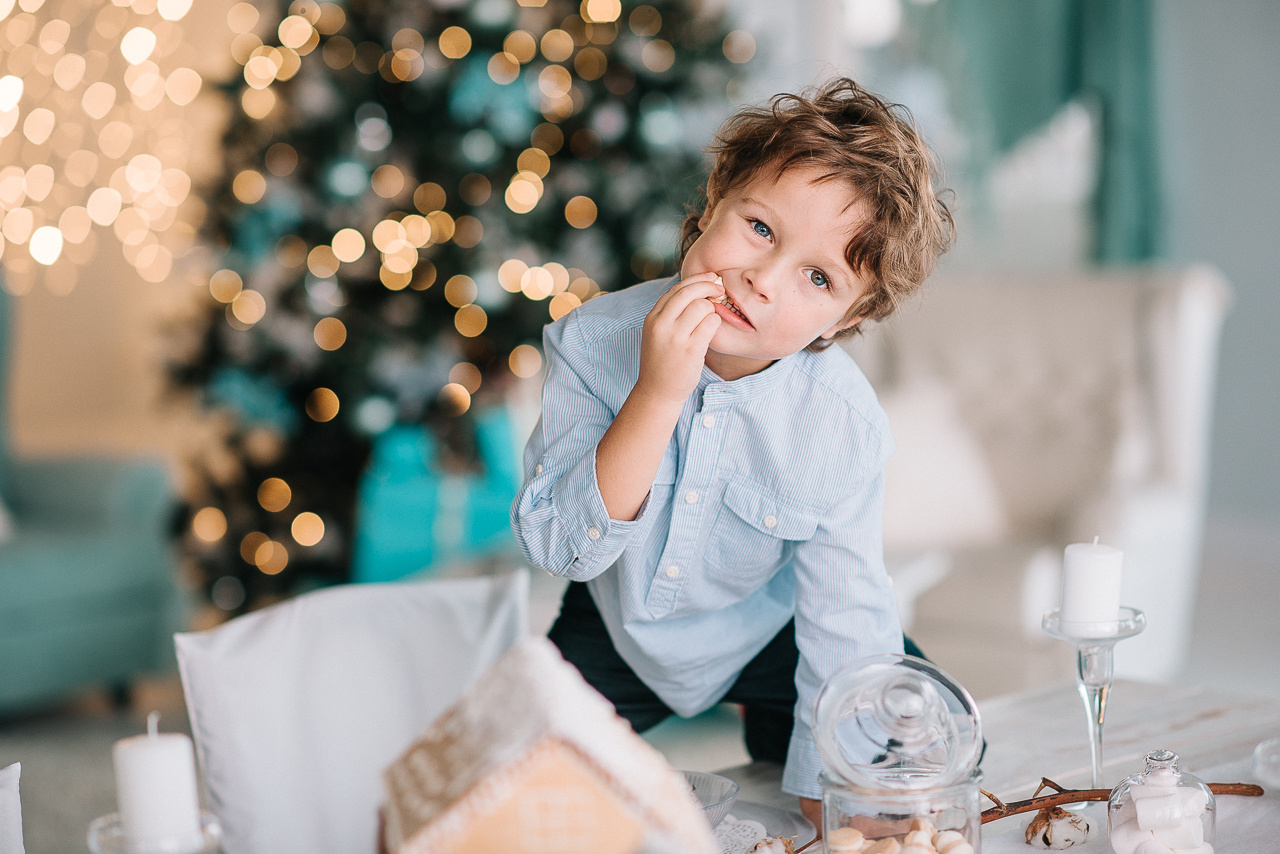 Семейная новогодняя фотосессия. Фотограф Валерия Голубева (Миронова)