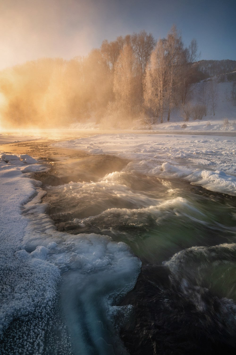 Морозное дыхание Ануя. Солонешенский район, декабрь 2025