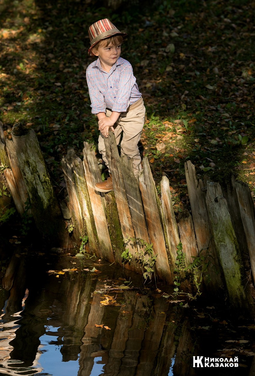 Детская фотосессия на природе. Николай Казаков. Профессиональный фотограф. Преподаватель фотографии