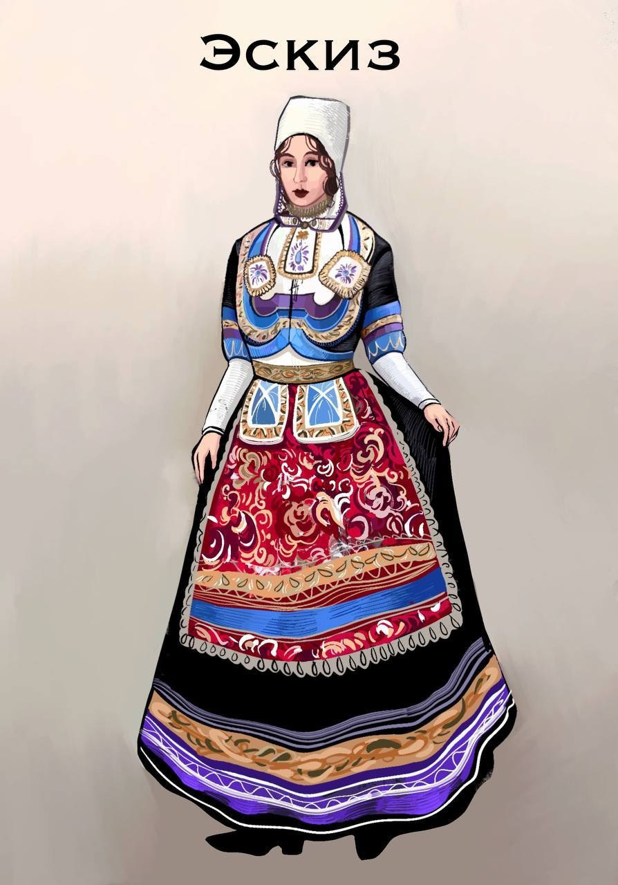 Французский народный костюм. Костюмер, художник кино и телевидения в спб
