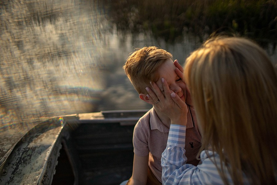 Мама и сын. Детский и семейный фотограф в Твери Ольга Крестьянинова