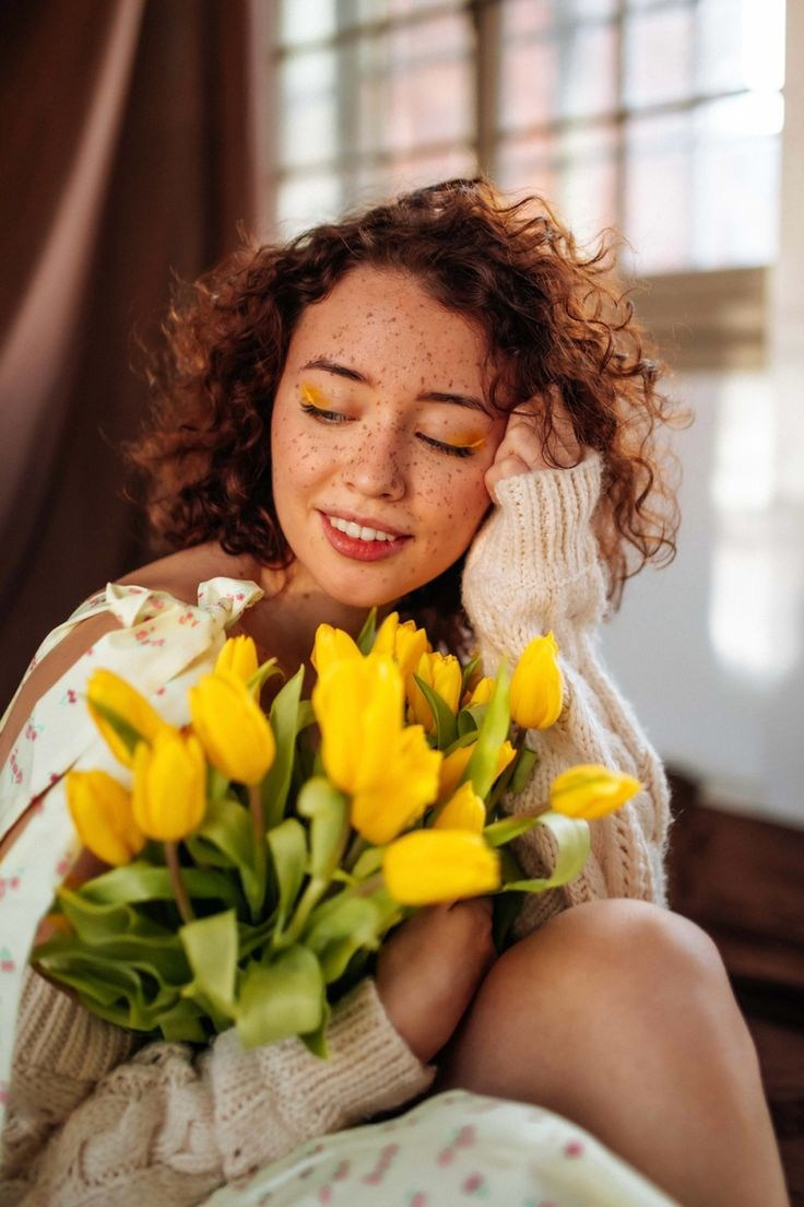 Фотосессии с живыми цветами в Железнодорожном