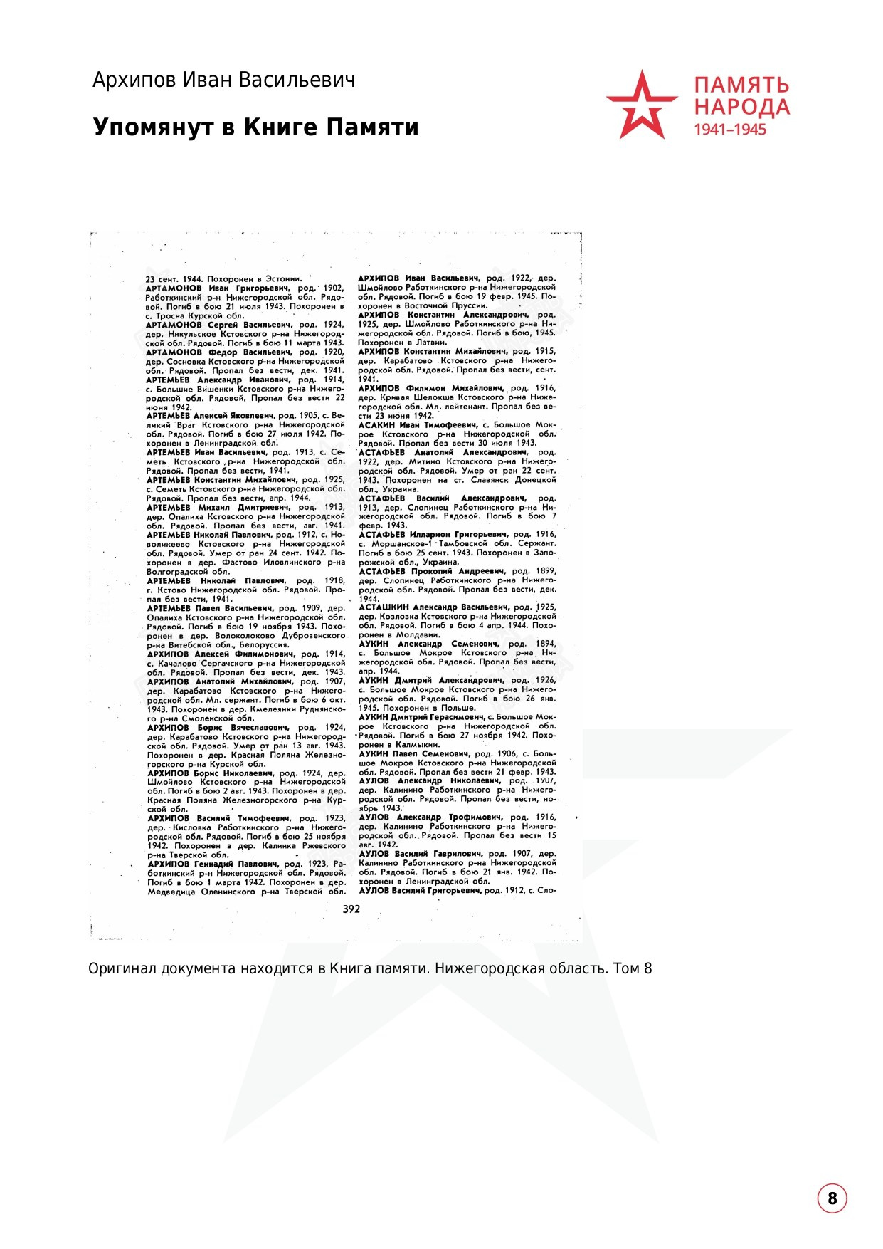 Архипов Иван Васильевич. НРОО КЦ "Собаковод"