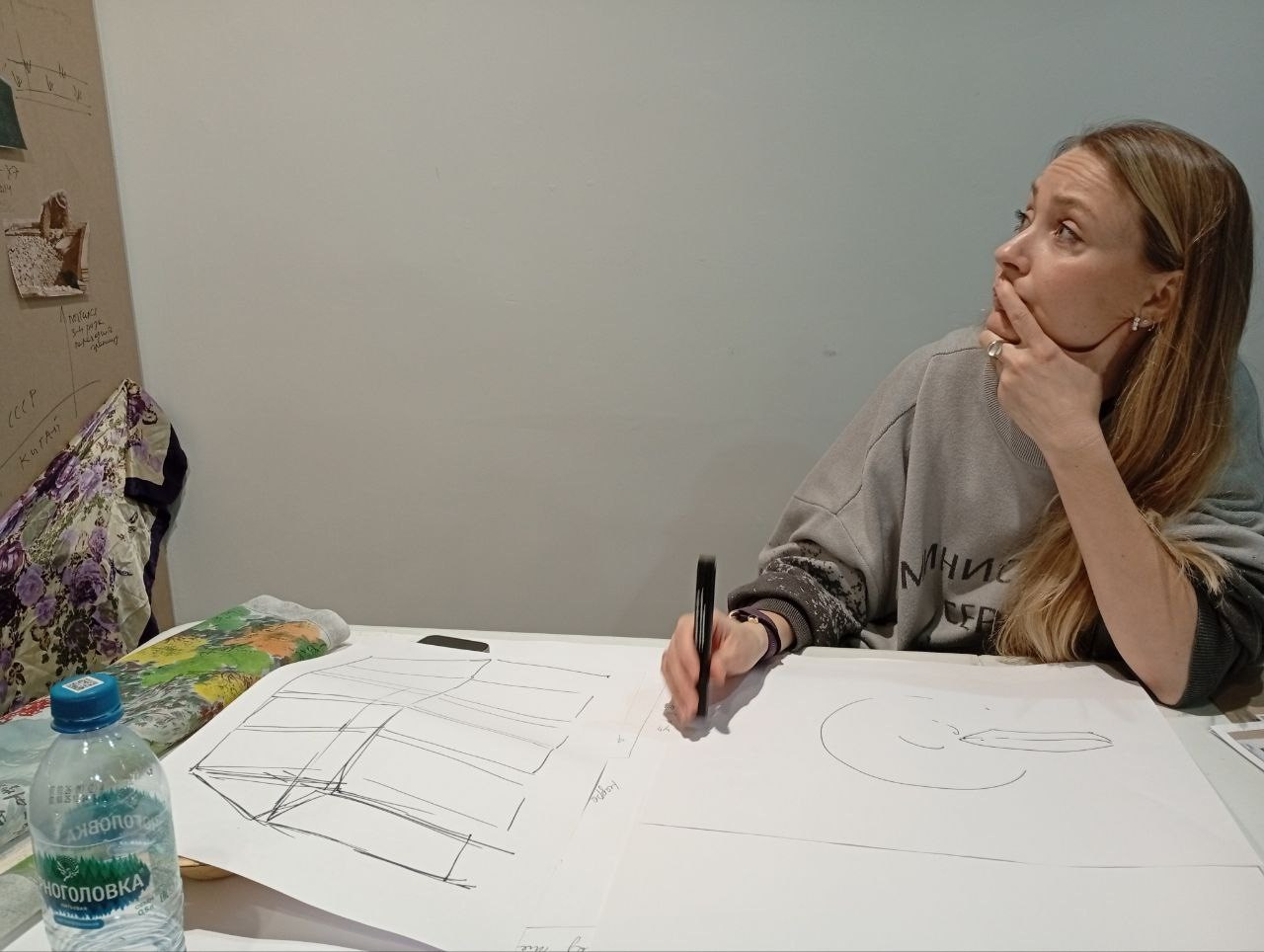 Лаборатория Красноярской музейной биеннале. Artist Anna Snegina Художница Анна Снегина