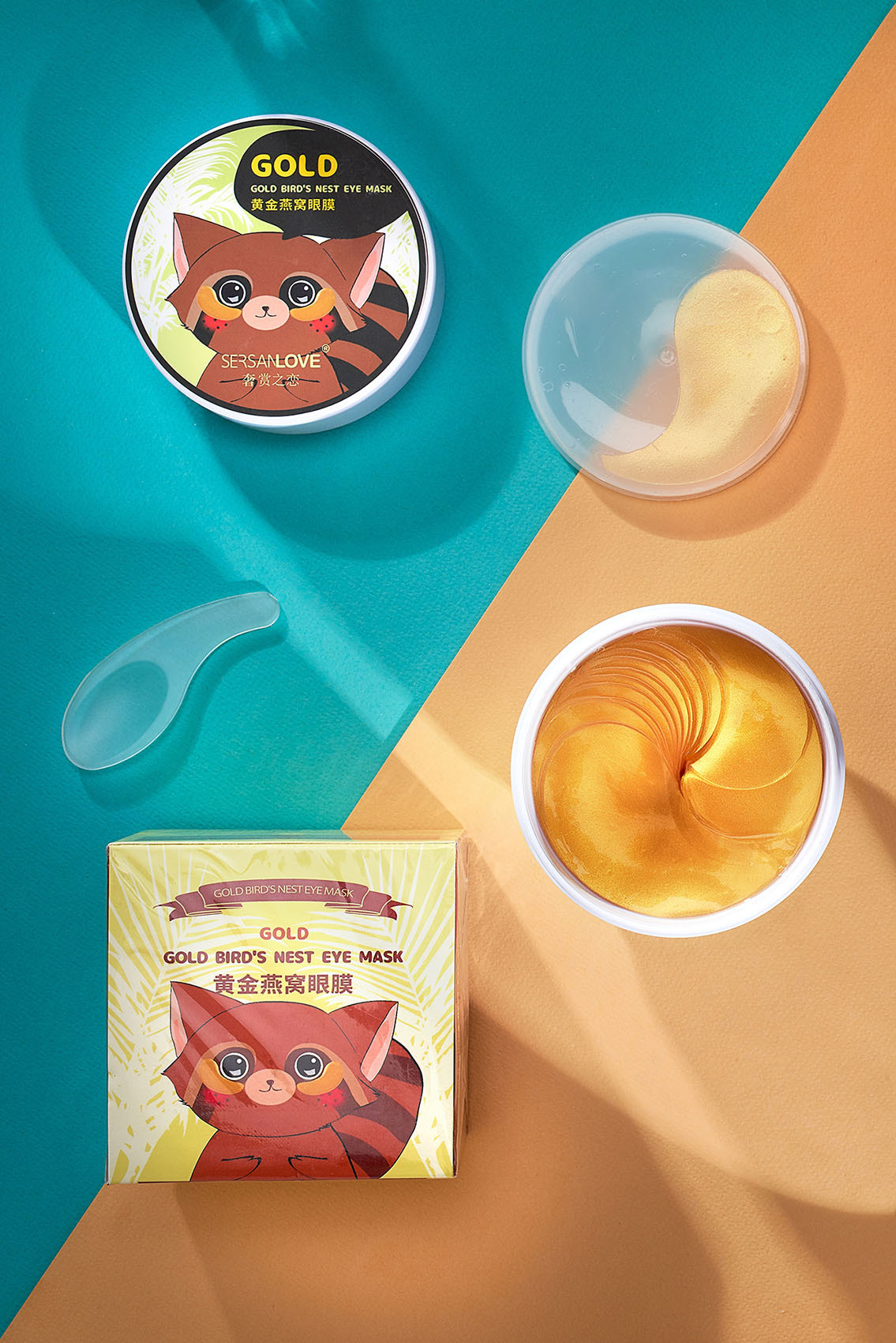 Фотография в стиле флэт-лей (flat-lay) - косметика, вид сверху