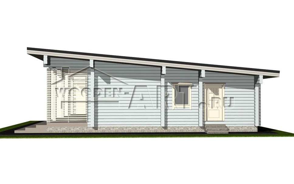 «Островки» 120 кв. м. Проекты деревянных домов