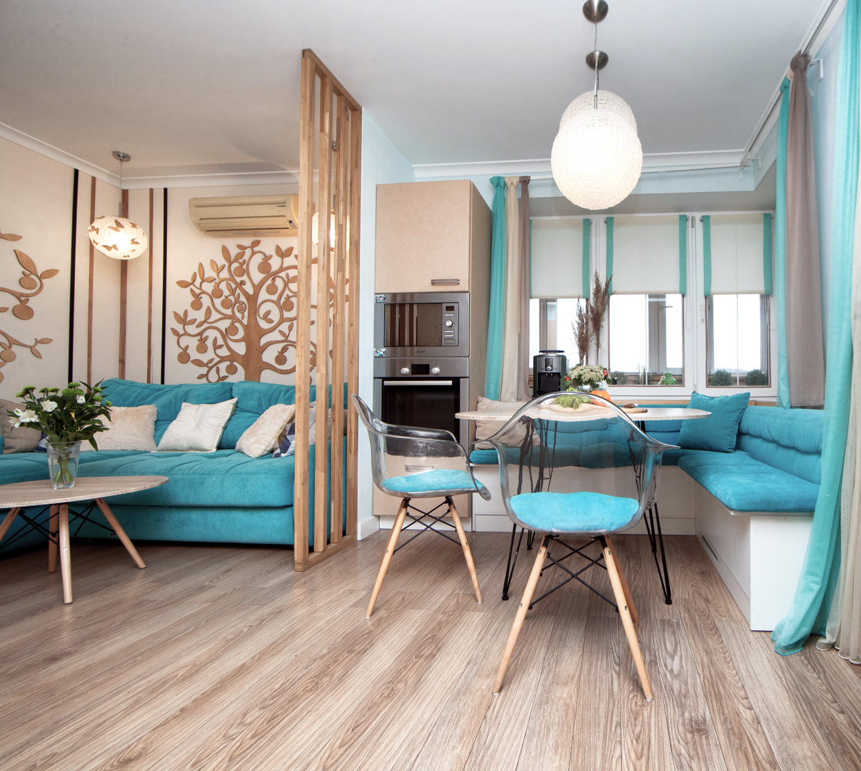 Стильные интерьеры в 4-х комнатной квартиры в Москве. Fotógrafa impresionista Rada Buenos Aires