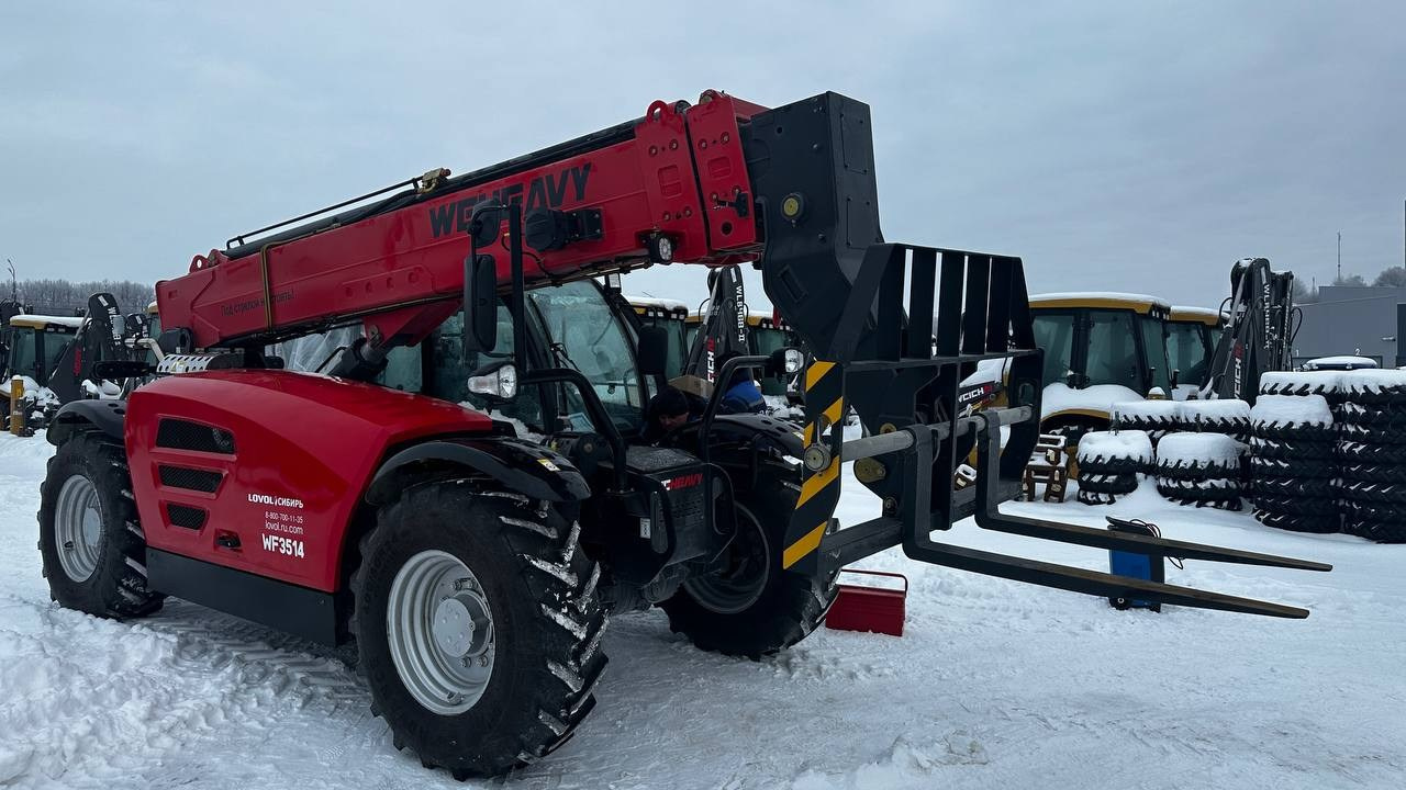 Фото телеск. погр. Weheavy WF3514. Продажа и обслуживание грузовой техники и спецтехники в г. Новосибирск компания СТИ