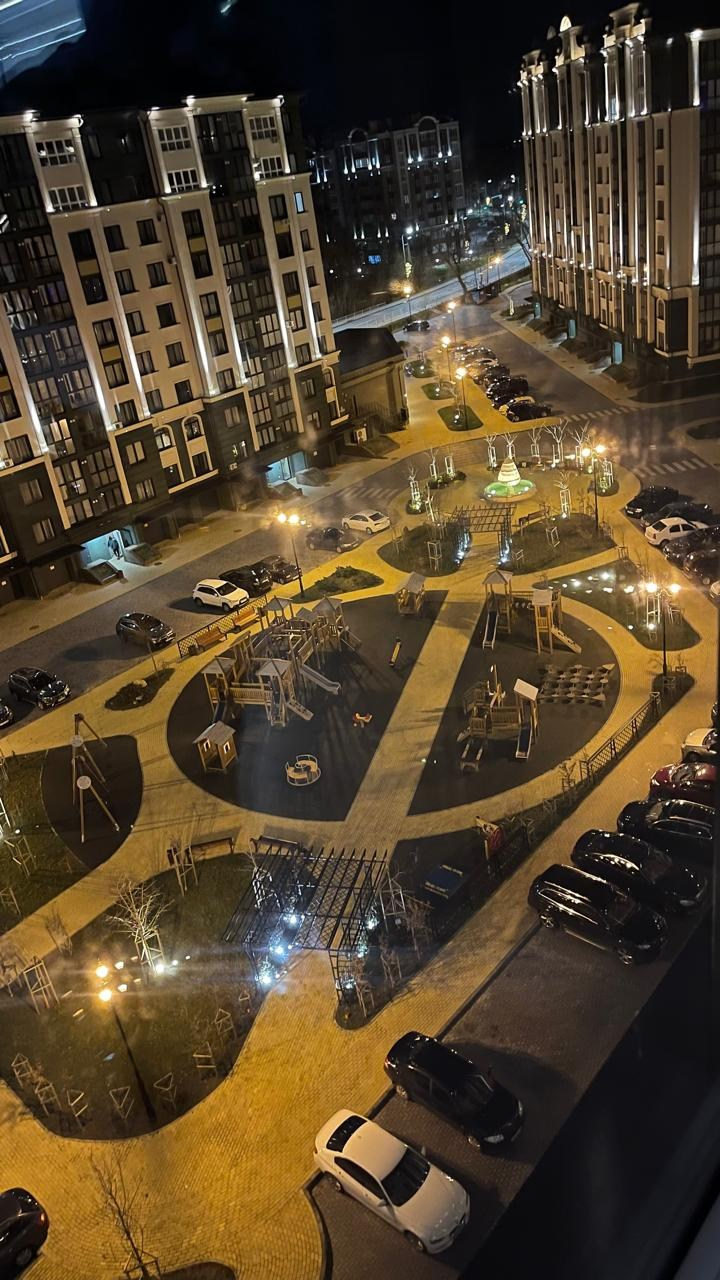 шикарный вид во двор апартаменты в Зеленоградске