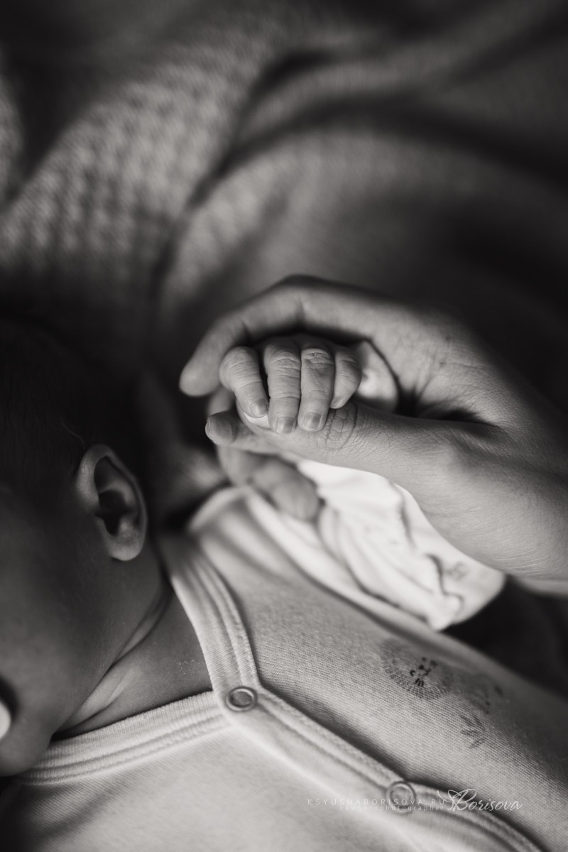 Фотосессия дома с новорожденным. Фотограф новорожденных в Магнитогорске Ксюша Борисова